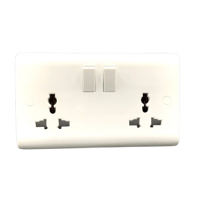 13A 2 Gang Switched Multi Function socket (UN) in UAE