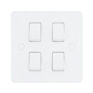 10A 4 Gang 1 Way Switch (3X3) in UAE