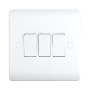 10A 3 Gang 1 Way Switch in UAE