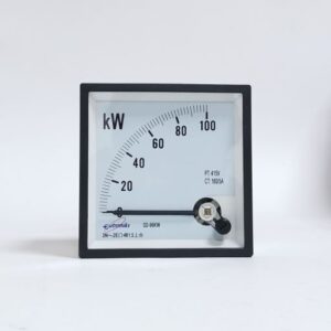 Analog Power kW Meter 100kW 415V 3P Eutroniks