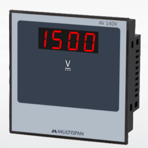 Dubai, UAE, DC Voltmeter AV-14DV-E3-00, LED 3 Digit -750V DC to 750 V DC, 100 to 270V AC/DC | Multispan