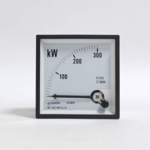 Analog Power kW Meter 300kW 415V 3P Eutroniks