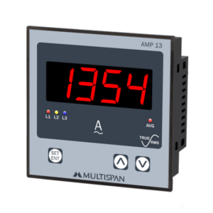 Dubai, UAE, AC Ammeter 3 phase AMP-13-E3-00 LED 4 Digit | Multispan
